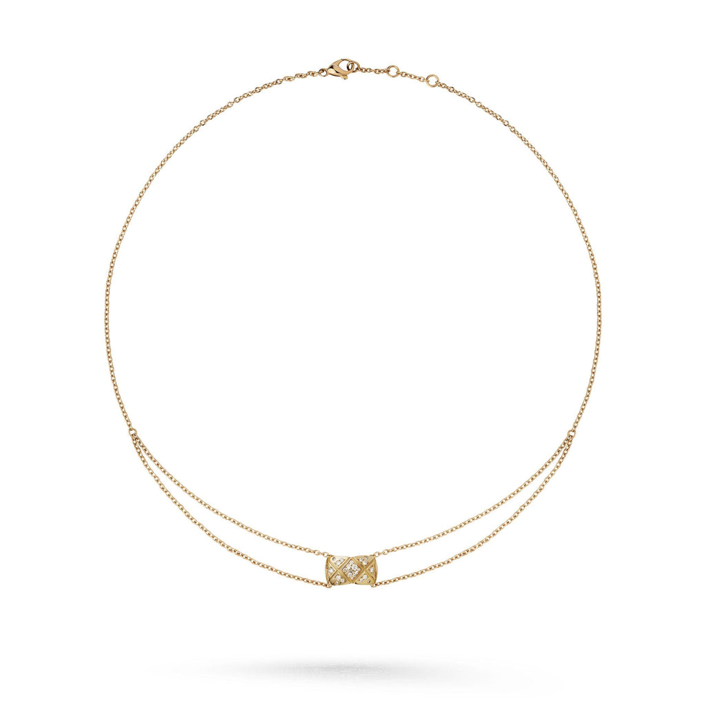 CRUSH GOLD DIAMOND NECKLACE