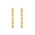BEE LOVE GOLD DIAMOND LONG EARRINGS
