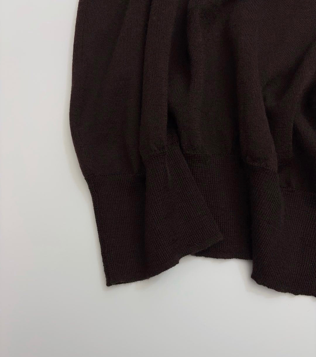 PRADA 25S SHORT-SLEEVE KNIT TURTLENECK 547