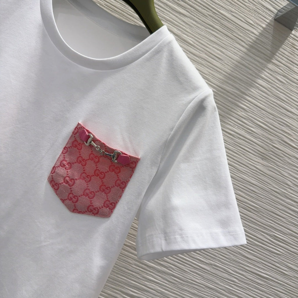 GUCCI CROPPED TOP AND MINI SKIRT SET STYLE 125