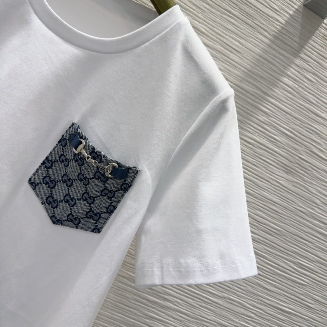 GUCCI CROPPED TOP AND MINI SKIRT SET STYLE 126