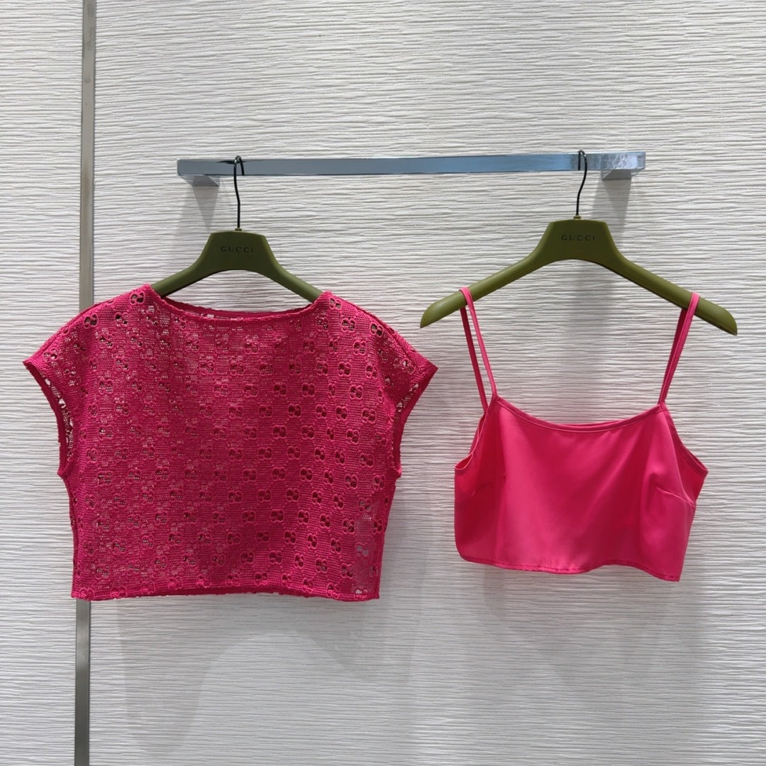 GUCCI TOP AND SKIRT SET STYLE 111