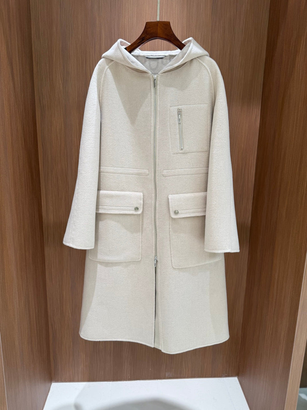 HERMES 25S CASHMERE COAT 195