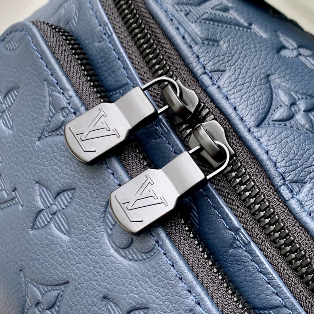 RUSH BUMBAG 30 IN DARK BLUE MONOGRAM SHADOW CALFSKIN