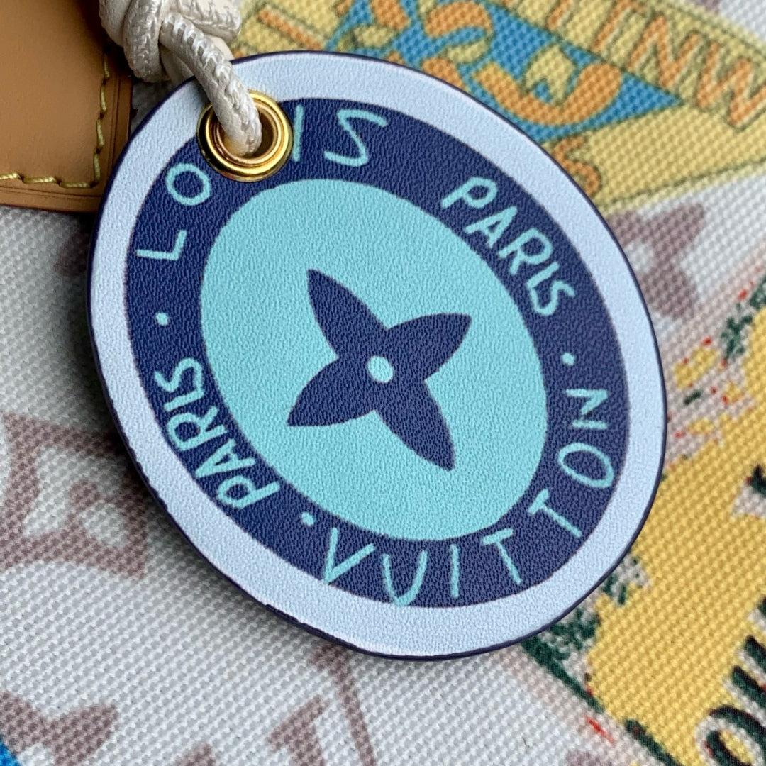 SPEEDY SOFT 30 IN WHITE MONOGRAM DUNE CANVAS AND CALFSKIN