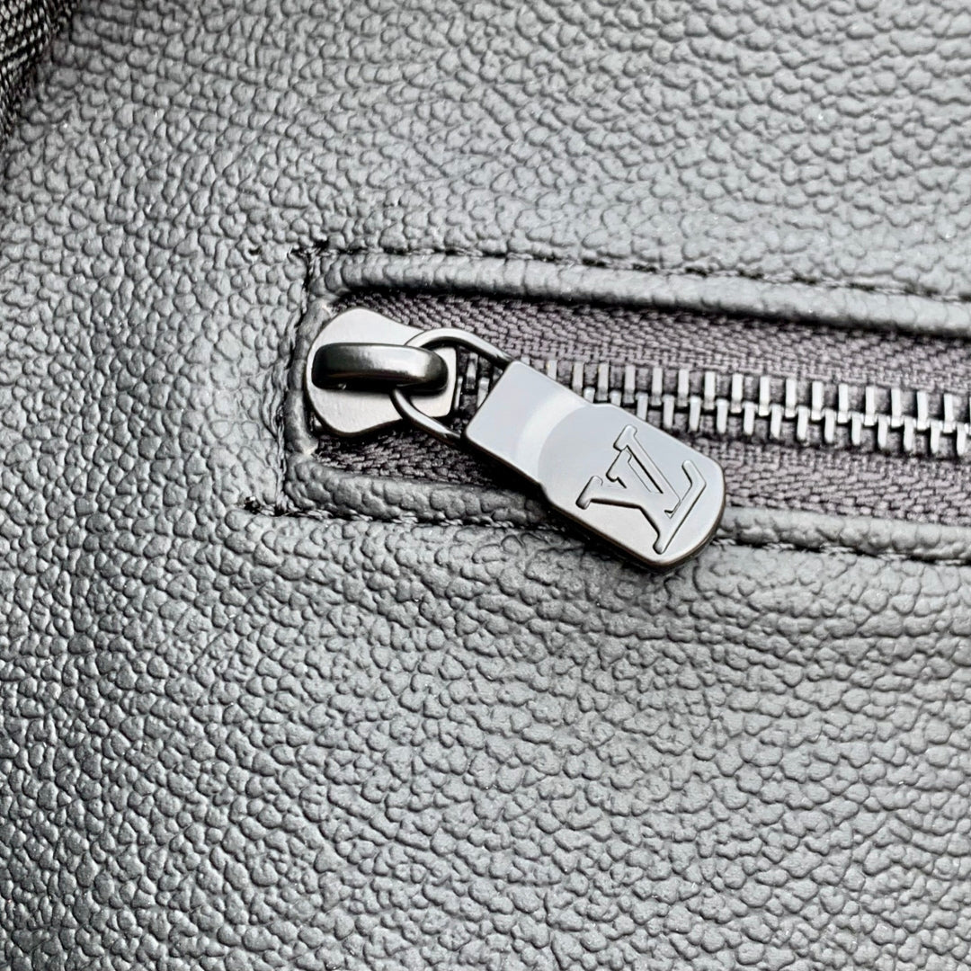 DOPP KIT 28 IN SKY BLUE MONOGRAM SHADOW CALFSKIN EMBOSSED LOGO