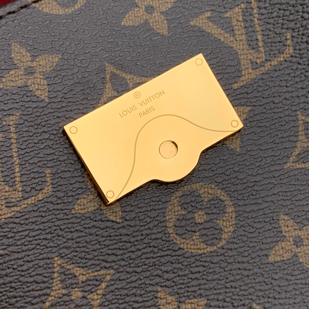 HIDE AWAY MM 36 IN BROWN MONOGRAM COATED CANVAS AND CALFSKIN