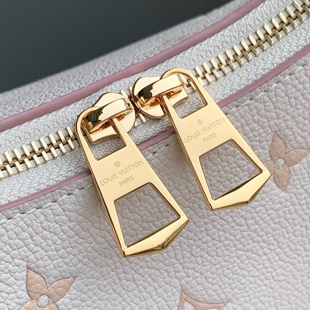 BOULOGNE 29 IN LIGHT PINK MONOGRAM EMPREINTE CANVAS GOLD HARDWARE