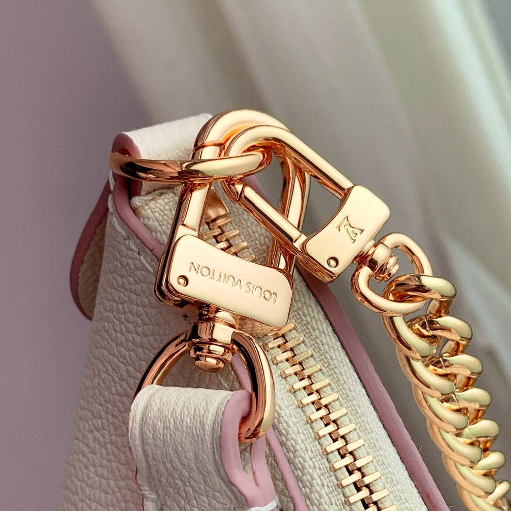 BOULOGNE 29 IN LIGHT PINK MONOGRAM EMPREINTE CANVAS GOLD HARDWARE