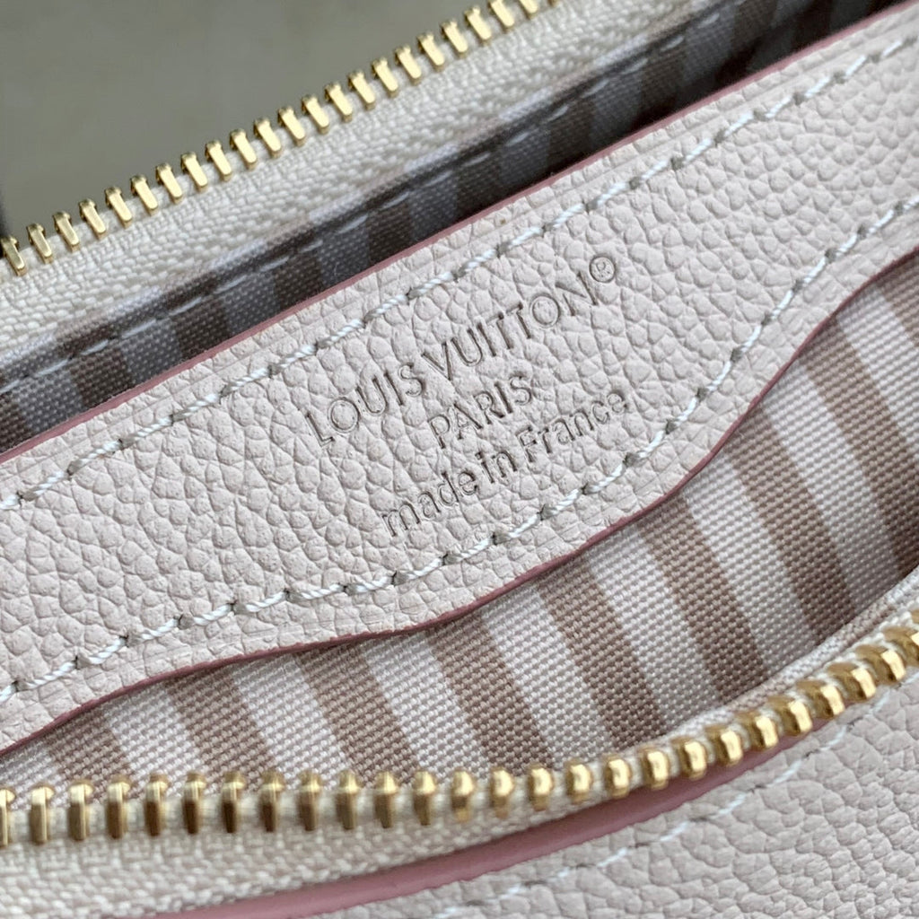 BOULOGNE 29 IN LIGHT PINK MONOGRAM EMPREINTE CANVAS GOLD HARDWARE