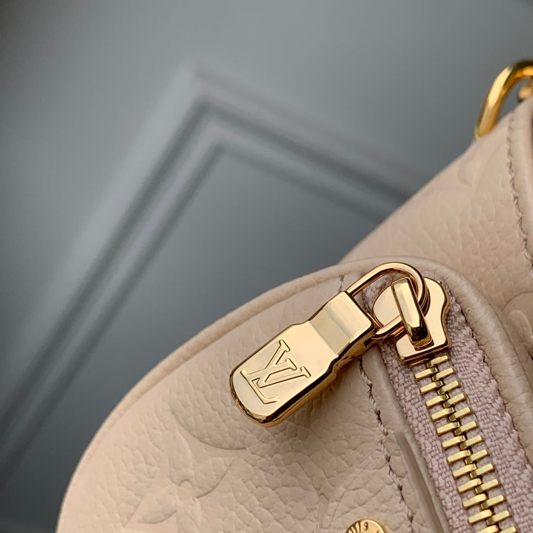 MINI BUMBAG 17 IN NUDE PINK EMBOSSED MONOGRAM EMPREINTE CALFSKIN