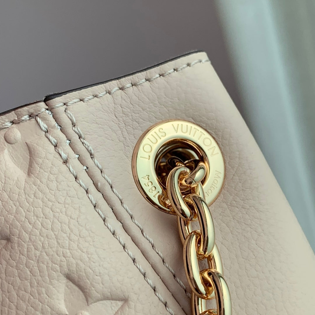 ANYTIME PM 34 IN NUDE PINK MONOGRAM EMPREINTE CALFSKIN