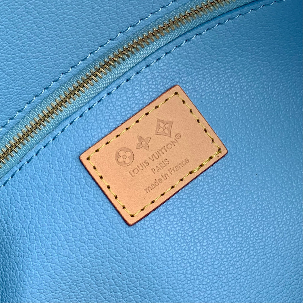 VIVIENNE 27 IN BROWN MONOGRAM COATED CANVAS GOLD LOCK