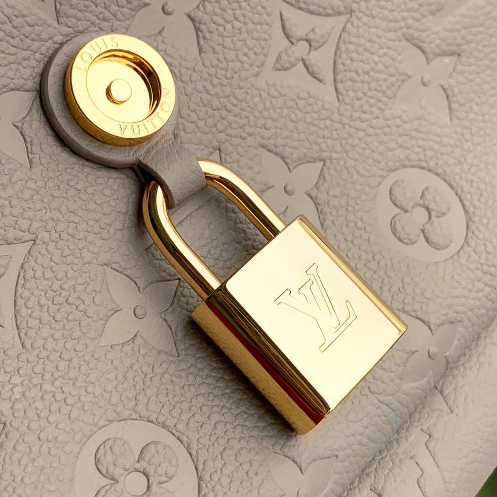 ANYTIME FLAP BAG 29.5 IN TOURTERELLE GRAY MONOGRAM CALFSKIN