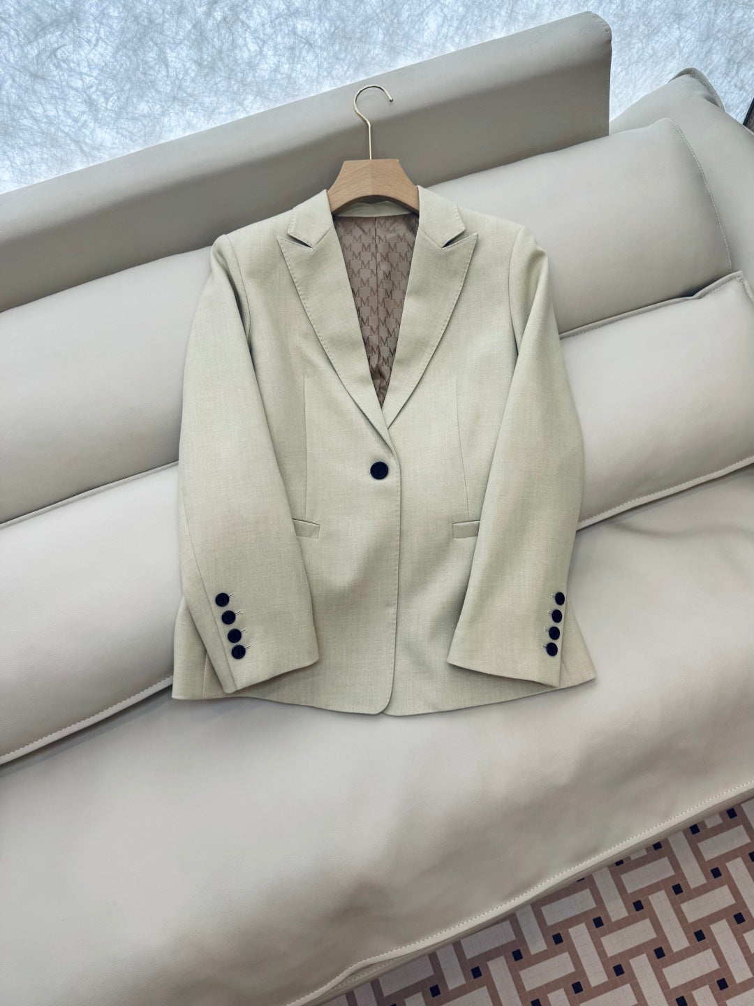 MAX MARA 25S SET VEST BLAZER 015