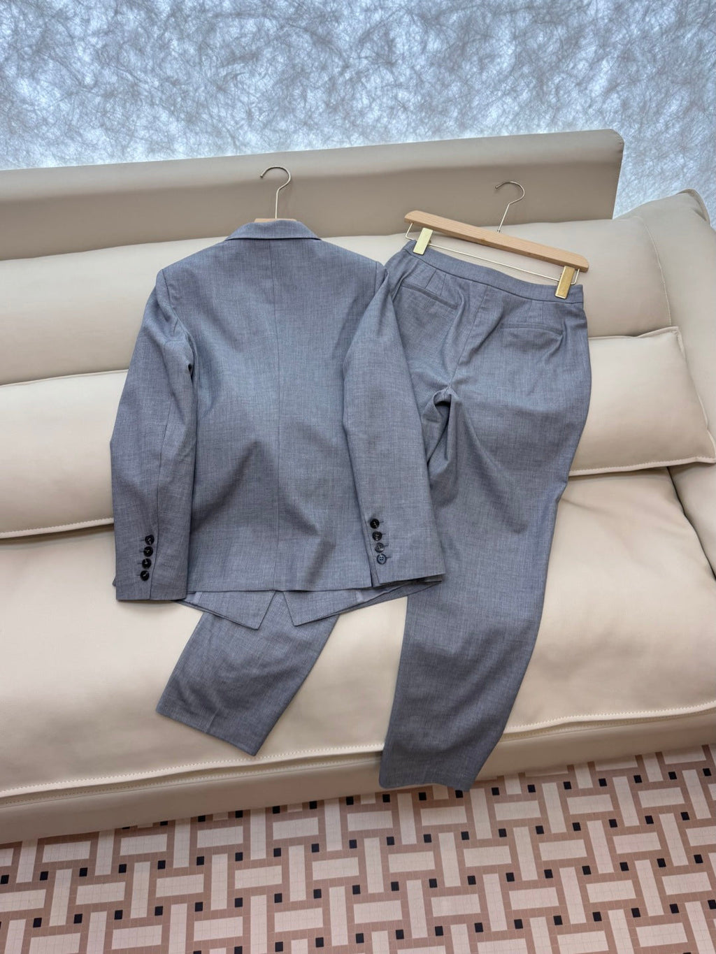 MAX MARA 25S SET VEST BLAZER 012