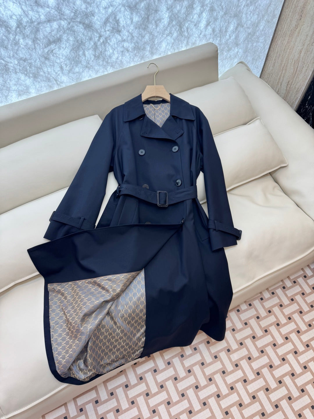 MAX MARA 25S DOUBLE-BREASTED LONG COAT 017