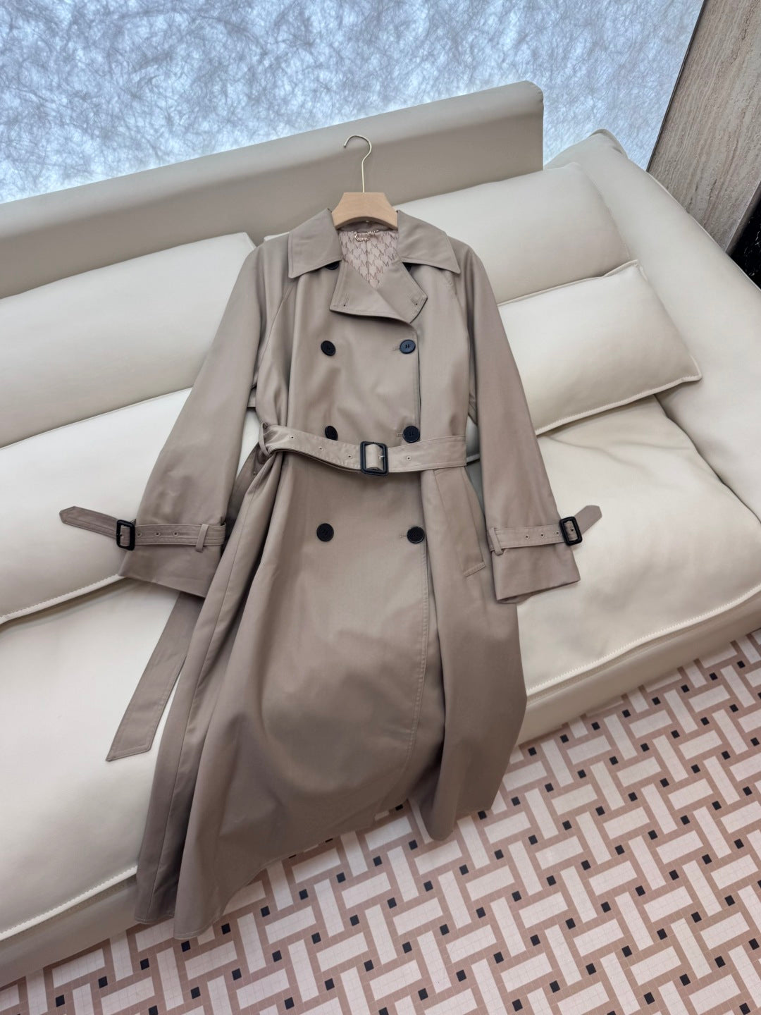 MAX MARA 25S DOUBLE-BREASTED LONG COAT 016