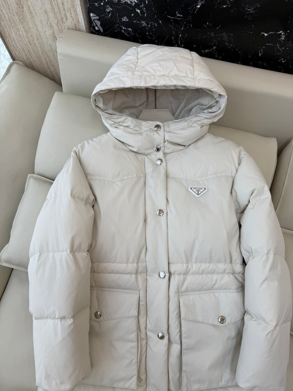 PRADA 25S LONG PUFFER JACKET 540