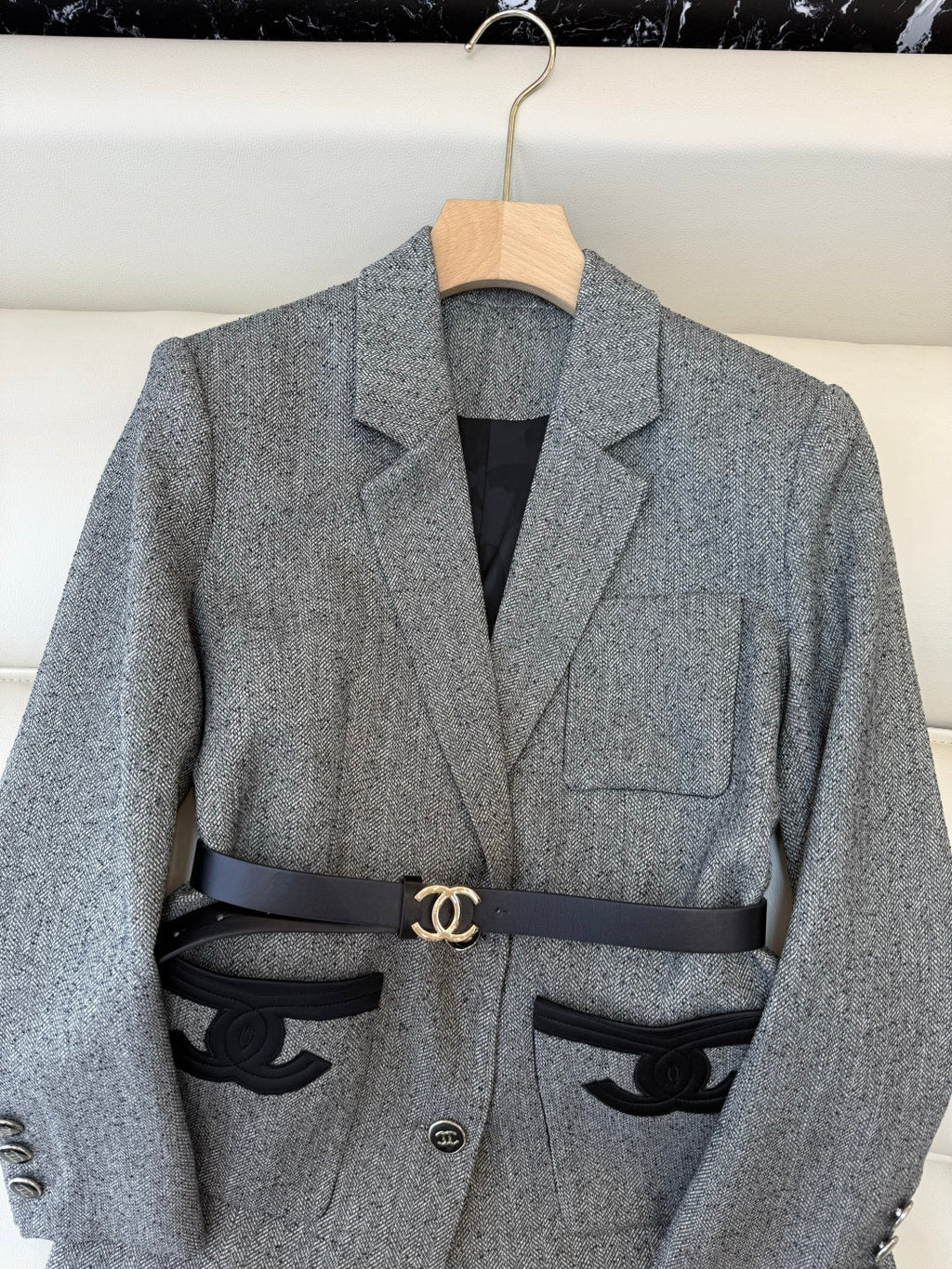 CHANEL 25S LONG BLAZER COAT 492