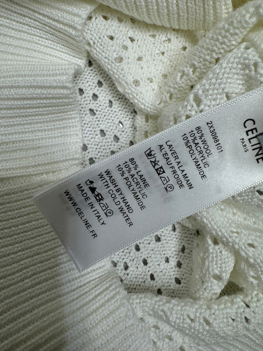 CELINE 25S LONG SLEEVE CARDIGAN 264103