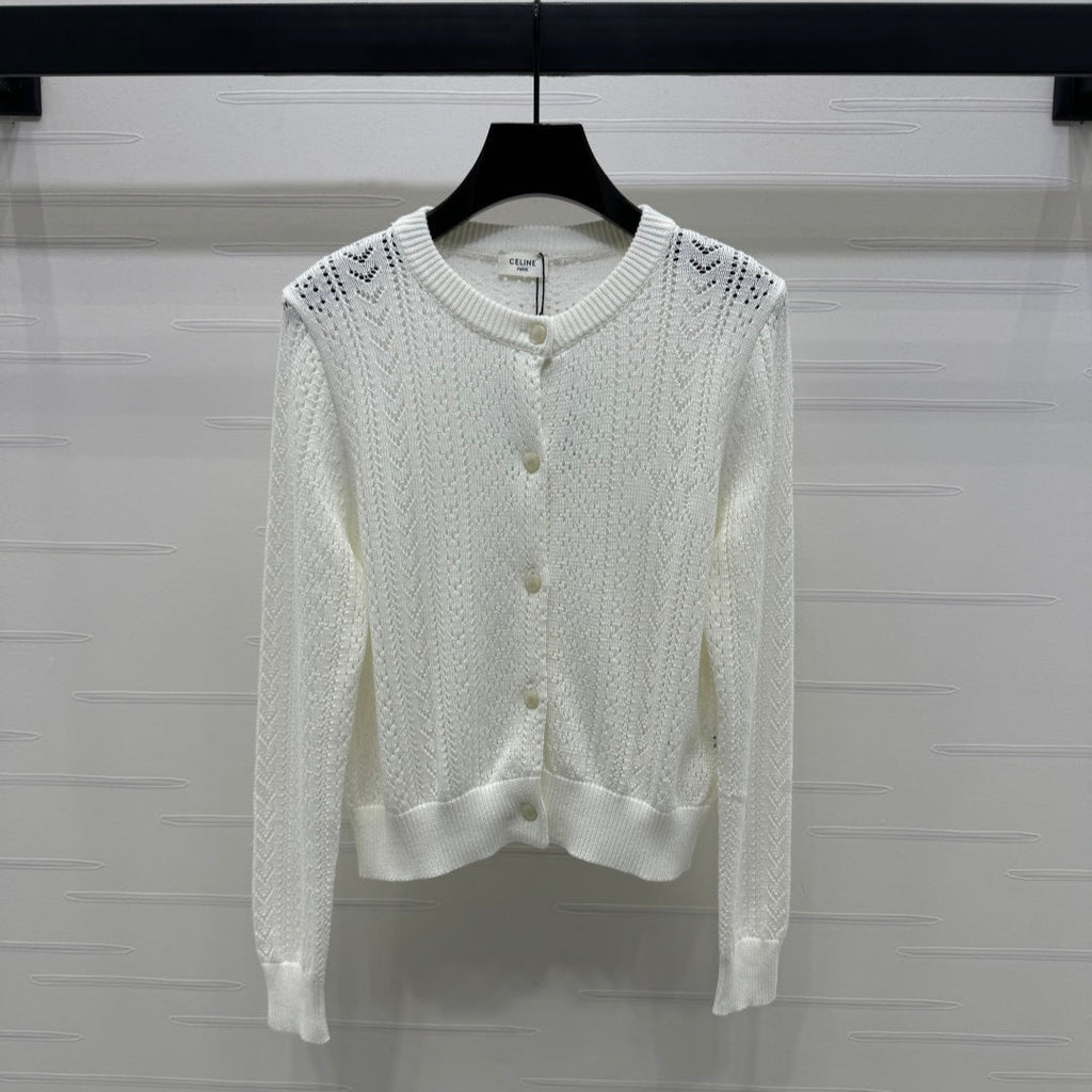 CELINE 25S LONG SLEEVE CARDIGAN 264103