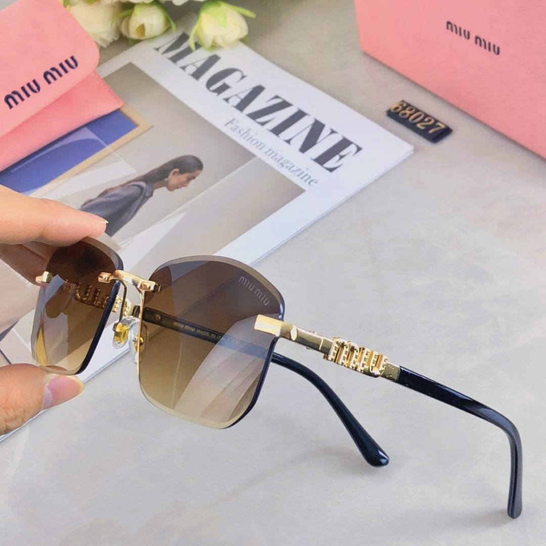 RUNWAY SQUARE SUNGLASSES 503005 IN METAL