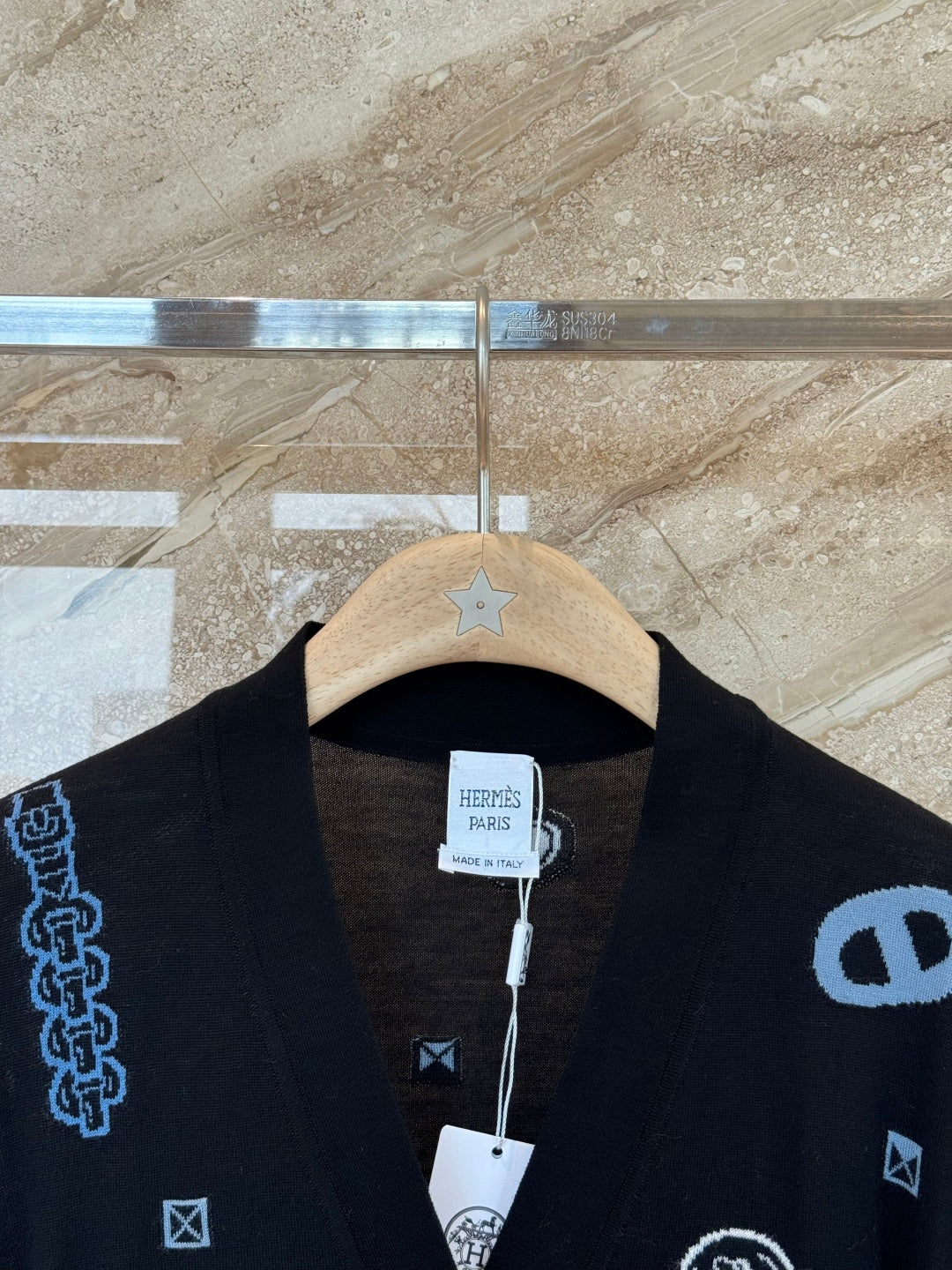 HERMES 25S CARDIGAN SWEATER 002