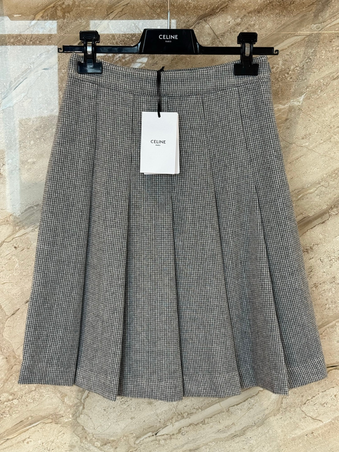 CELINE 25S PLEATED SKIRT 0086