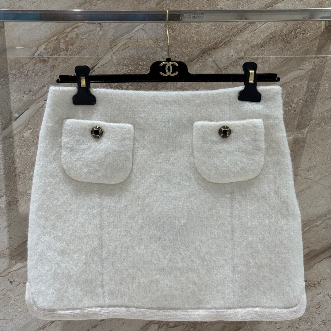 CHANEL 25S KNIT MIDI SKIRT 532