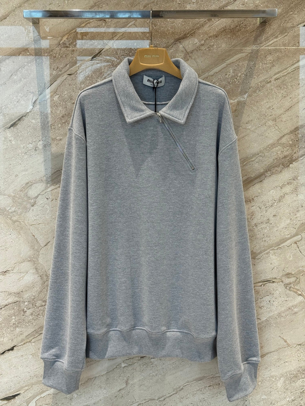 MIUMIU POLO SWEATSHIRT STYLE 652