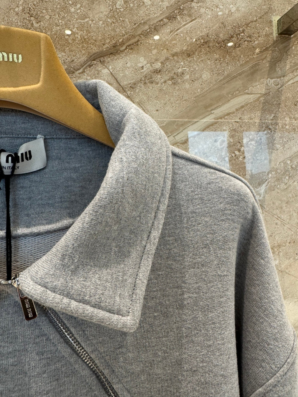 MIUMIU POLO SWEATSHIRT STYLE 652