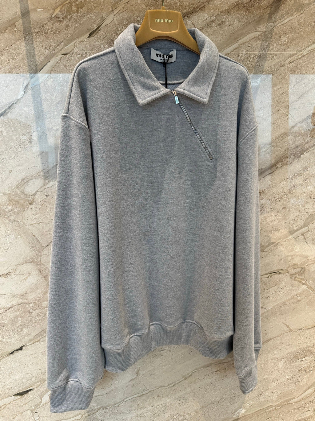 MIUMIU POLO SWEATSHIRT STYLE 652
