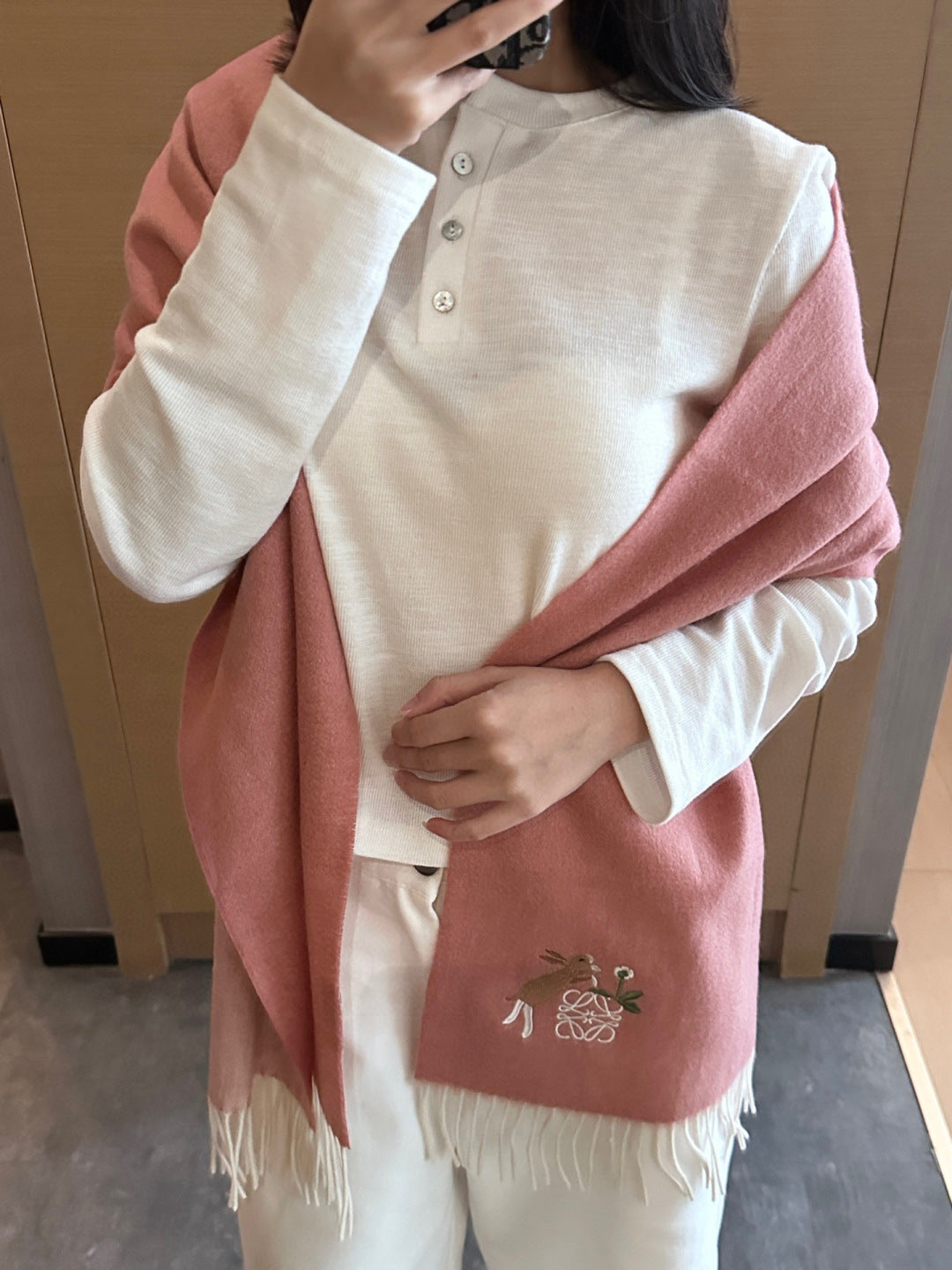 LOEWE 25S SCARF 180 IN CASHMERE 858166