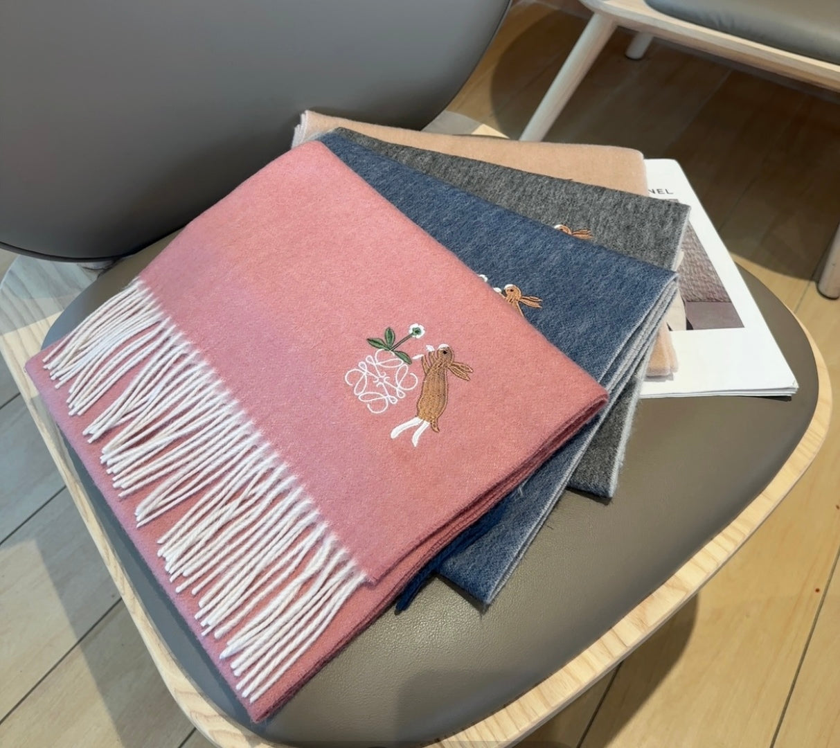 LOEWE 25S SCARF 180 IN CASHMERE 858167