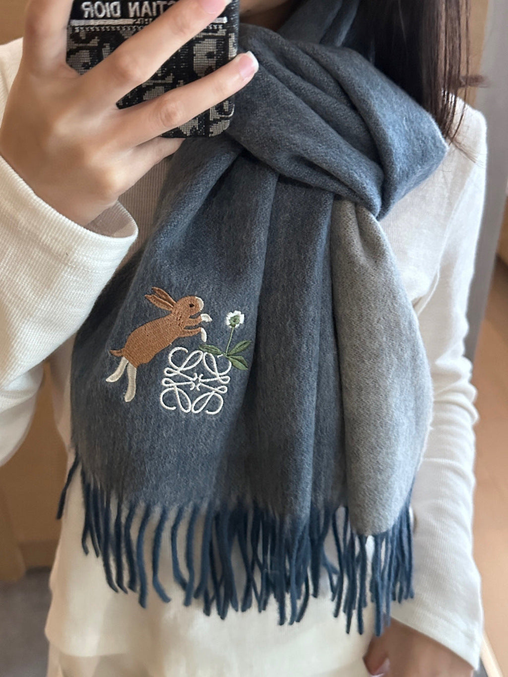 LOEWE 25S SCARF 180 IN CASHMERE 858167