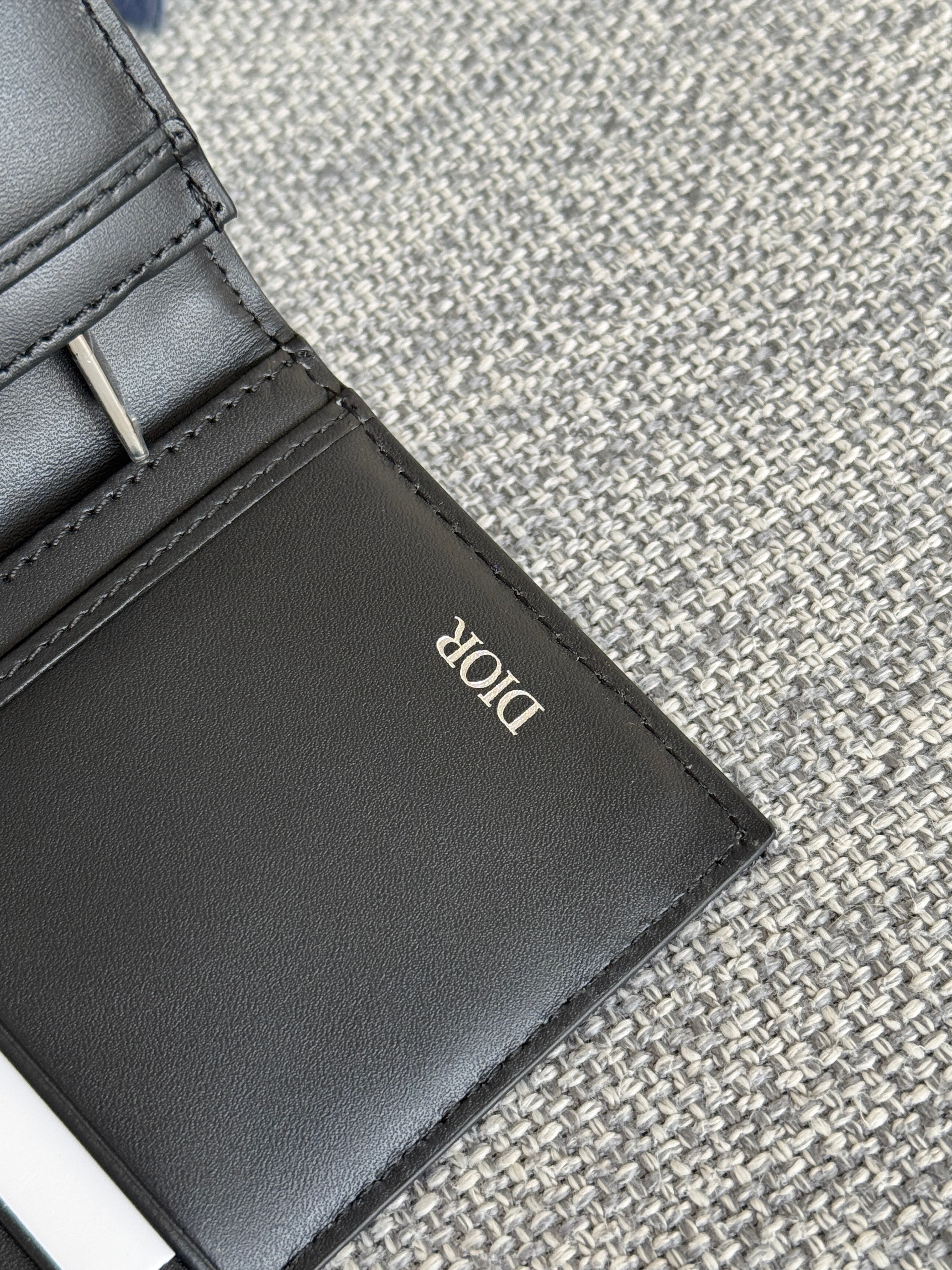 VERTICAL LONG WALLET 19 IN BLACK MONOGRAM OBLIQUE JACQUARD