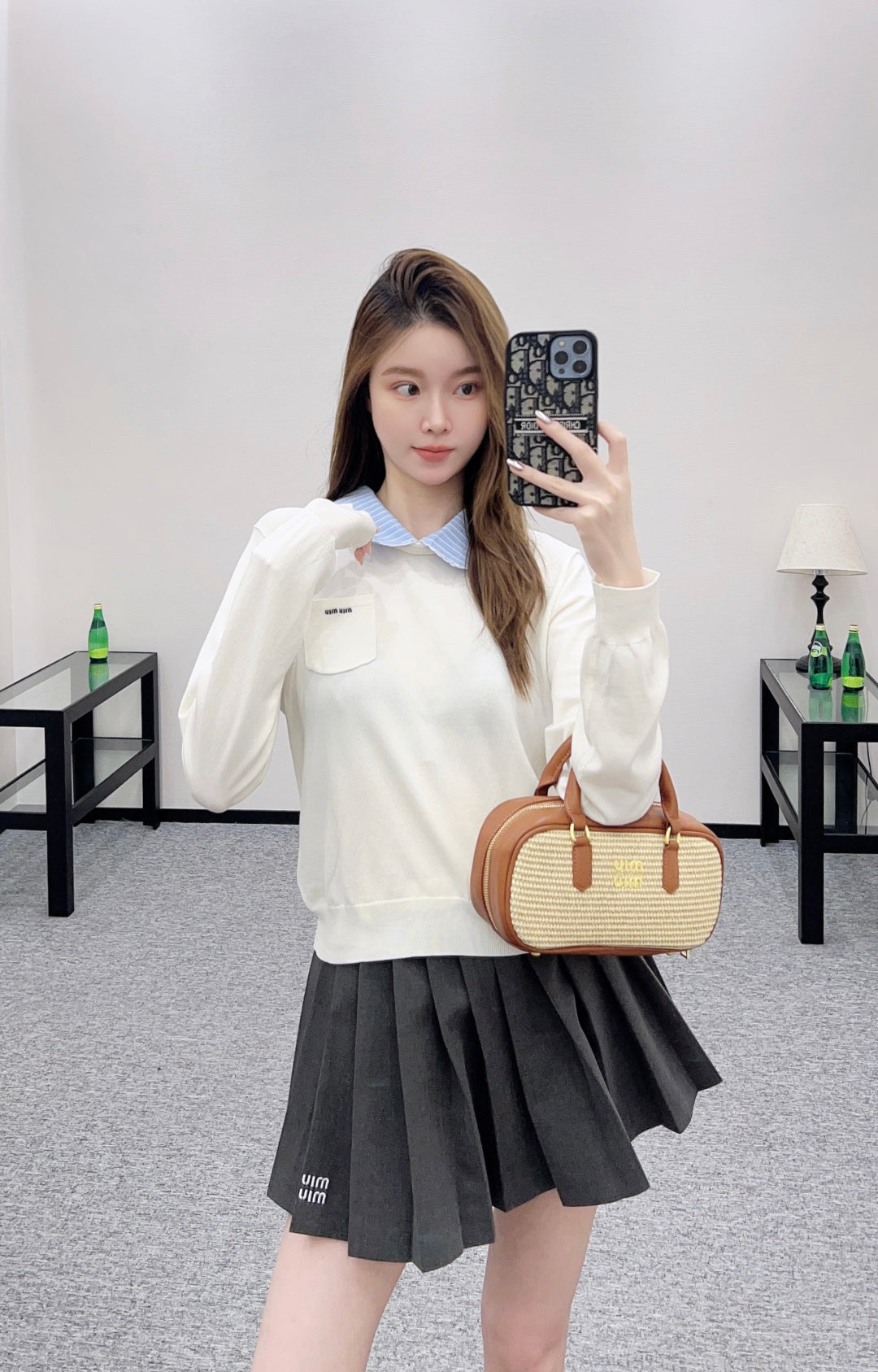 MIUMIU LONG-SLEEVE SWEATER STYLE 98