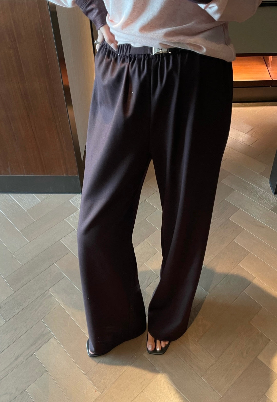 PRADA 25S WIDE-LEG PANTS 563