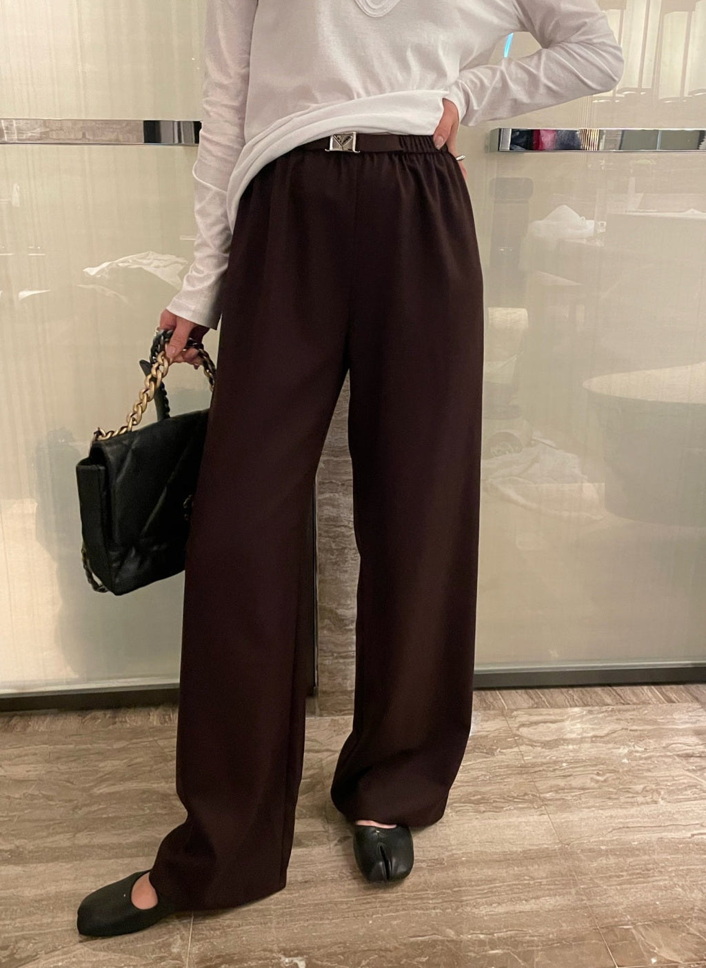 PRADA 25S WIDE-LEG PANTS 563