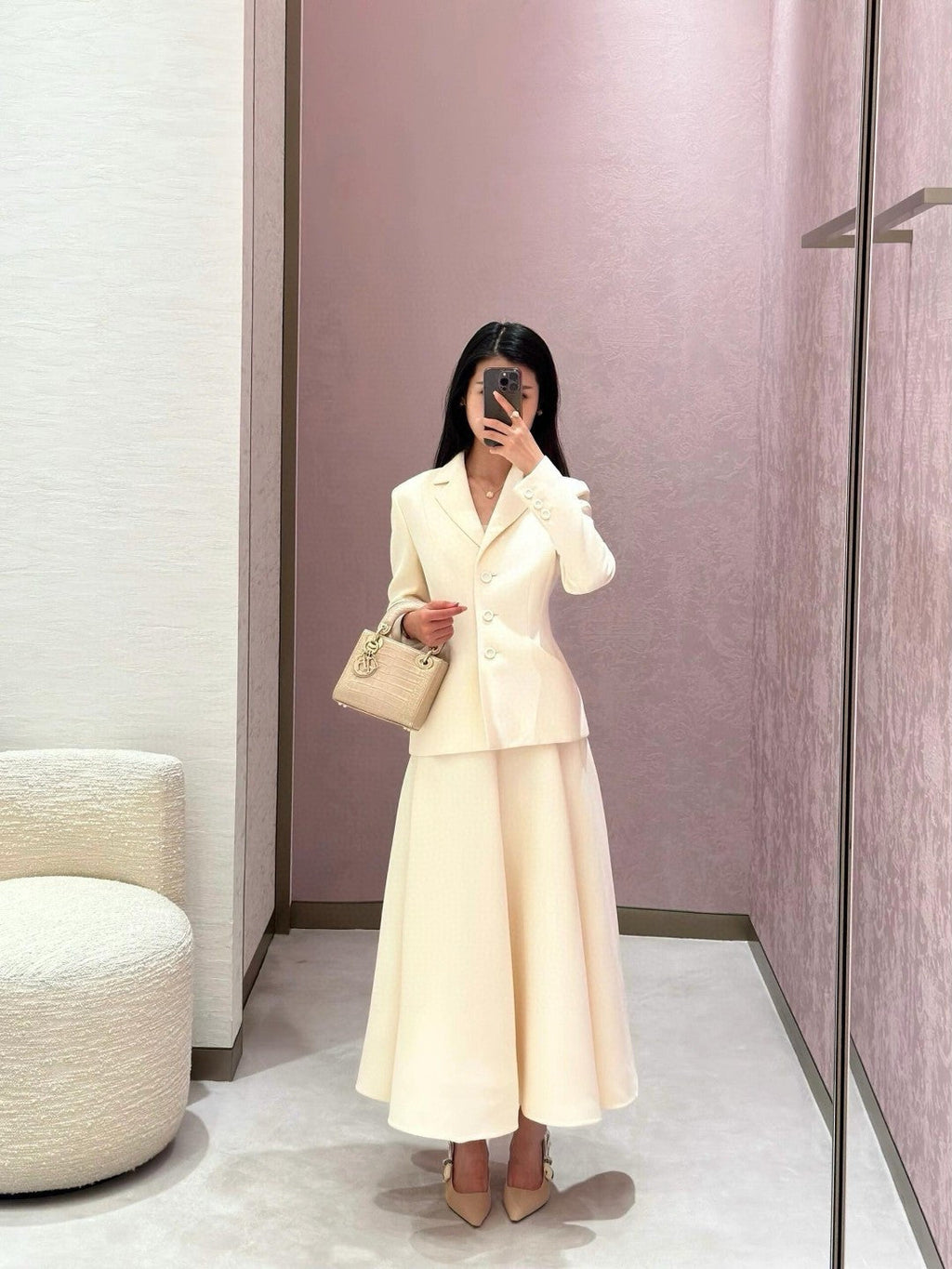 DIOR 25S MIDI SKIRT 489