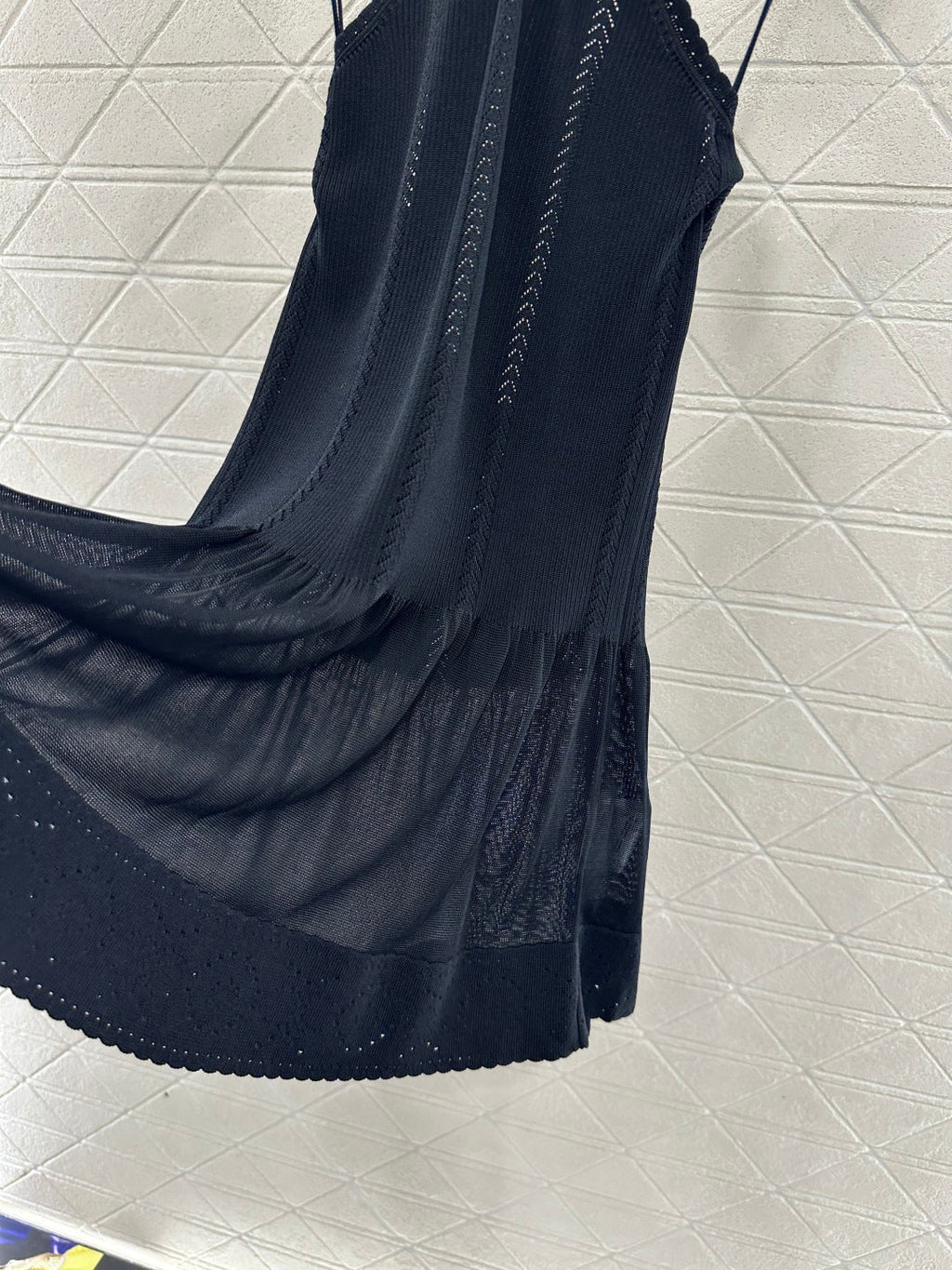 CHANEL 25S KNITTED HALTER TANK TOP 603