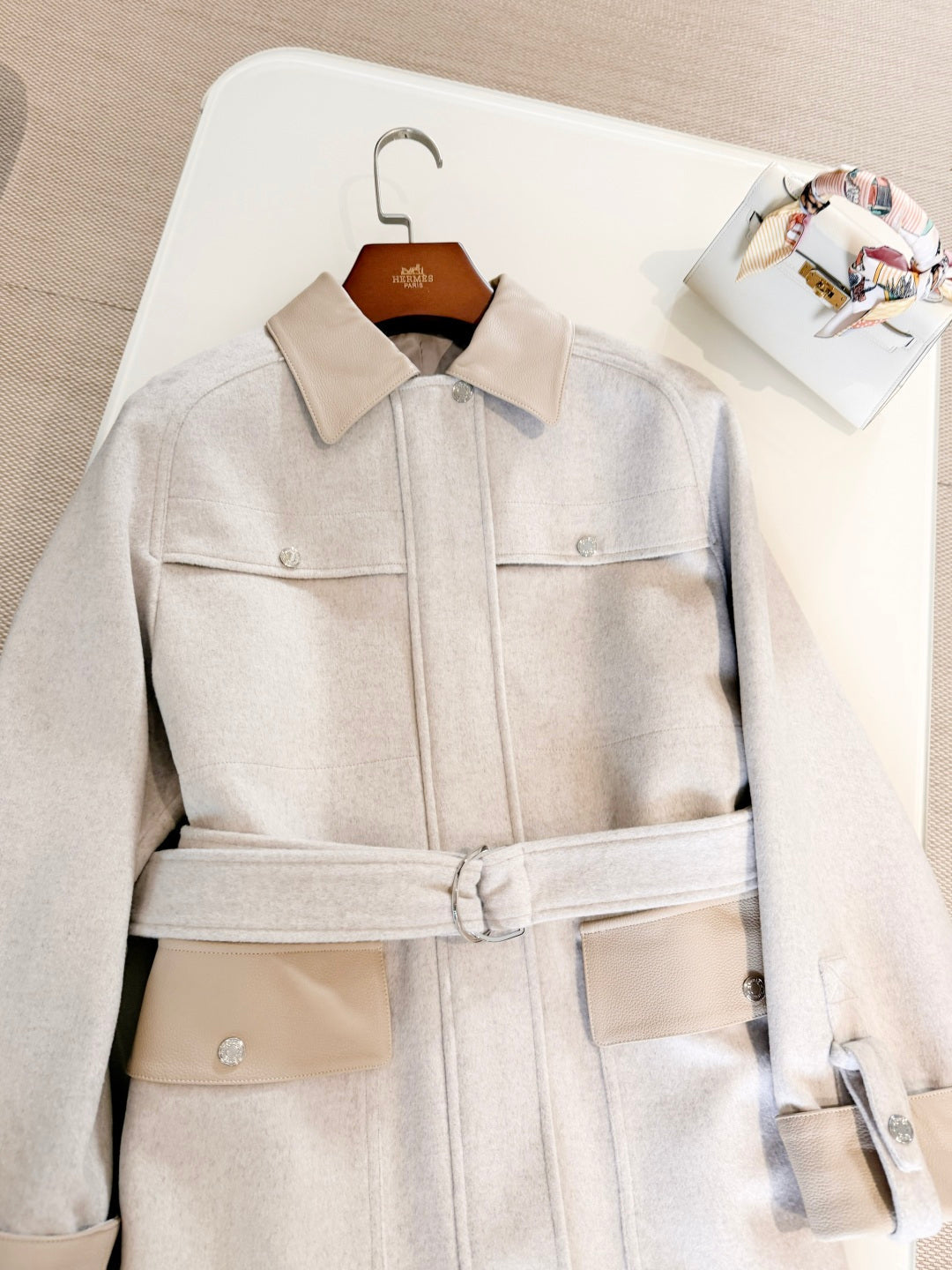 HERMES 25S CASHMERE COAT 309