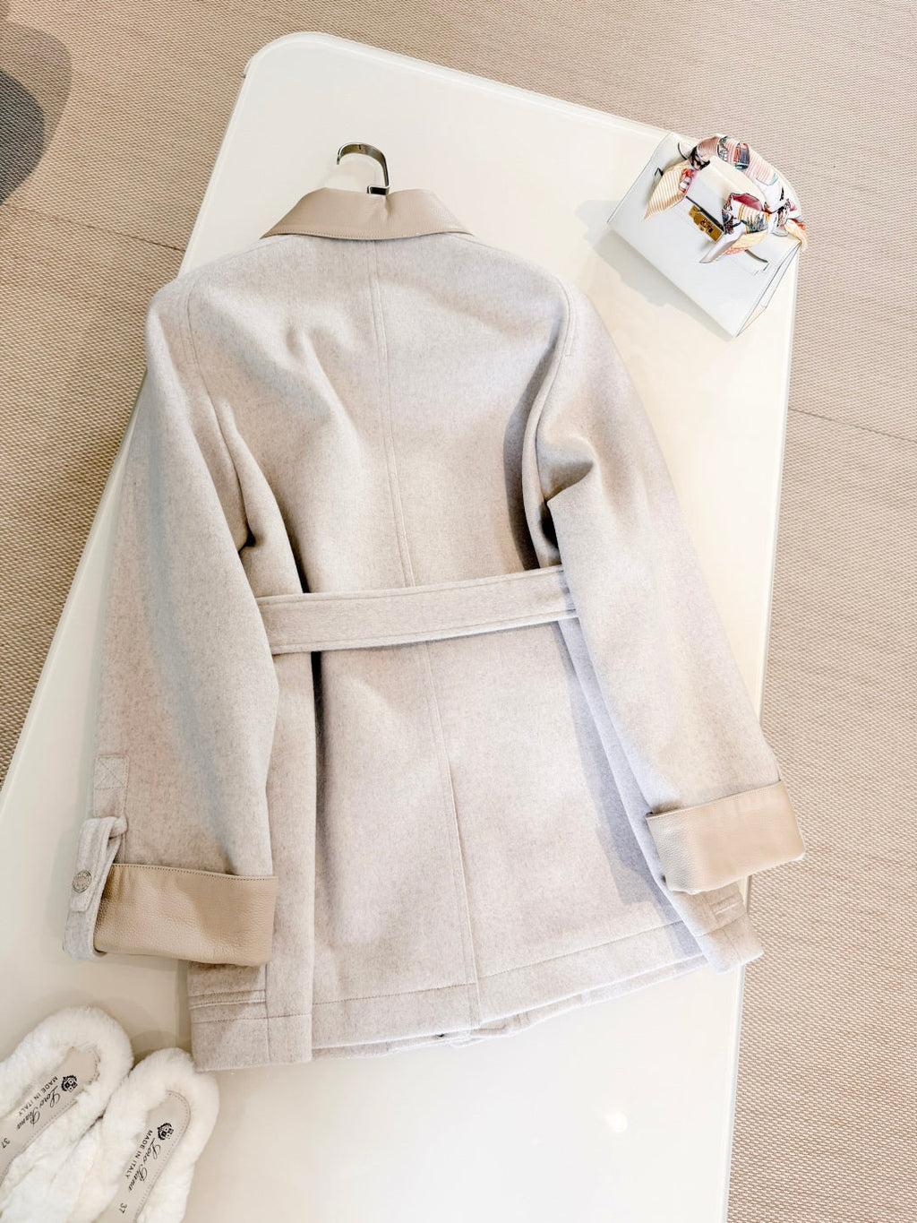 HERMES 25S CASHMERE COAT 309