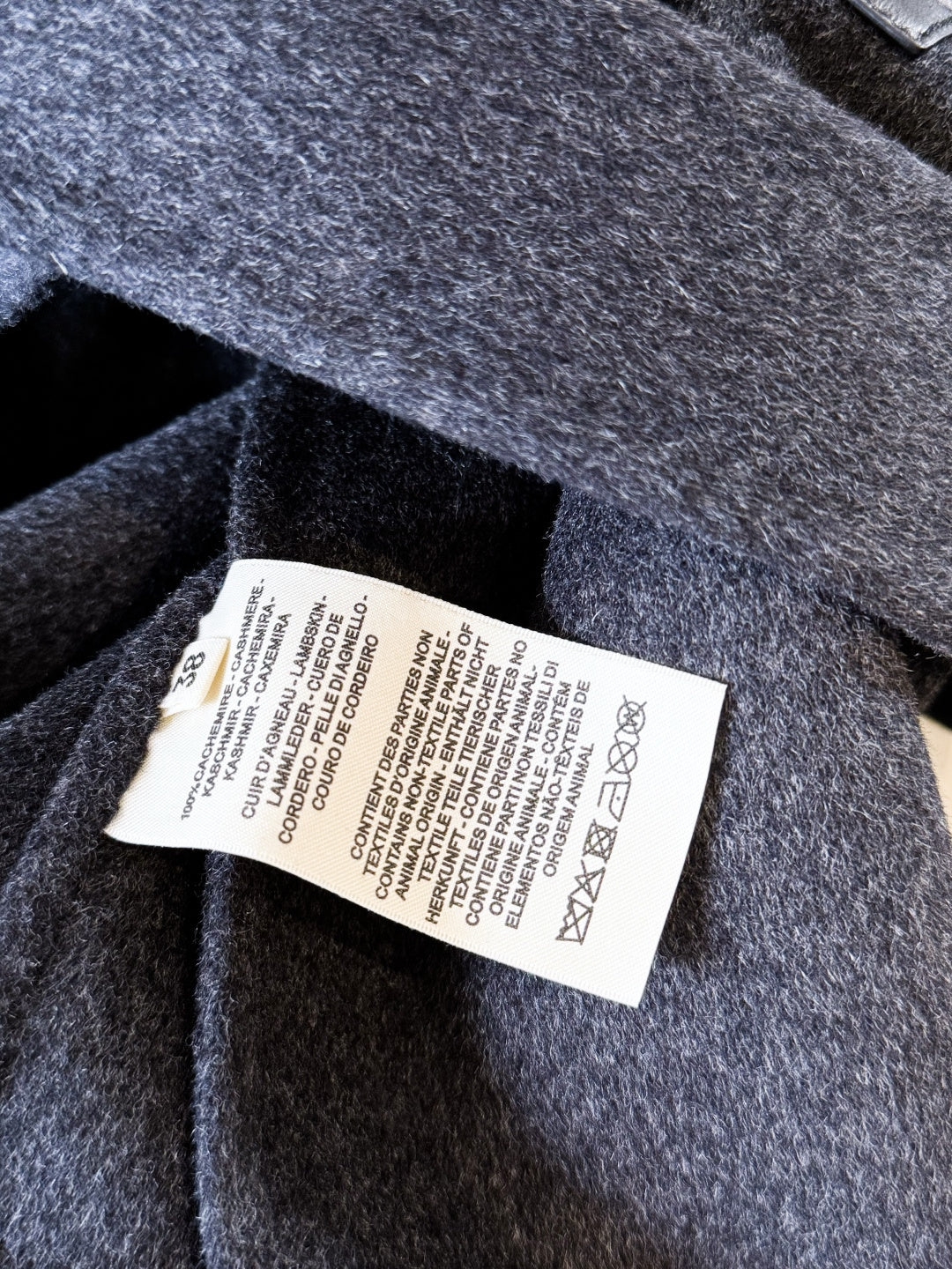 HERMES 25S MID-LENGTH KNIT COAT 266