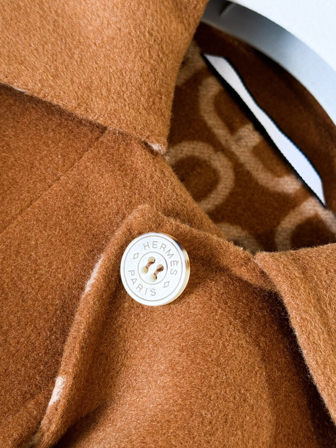 HERMES 25S BELTED CASHMERE PEACOAT 267