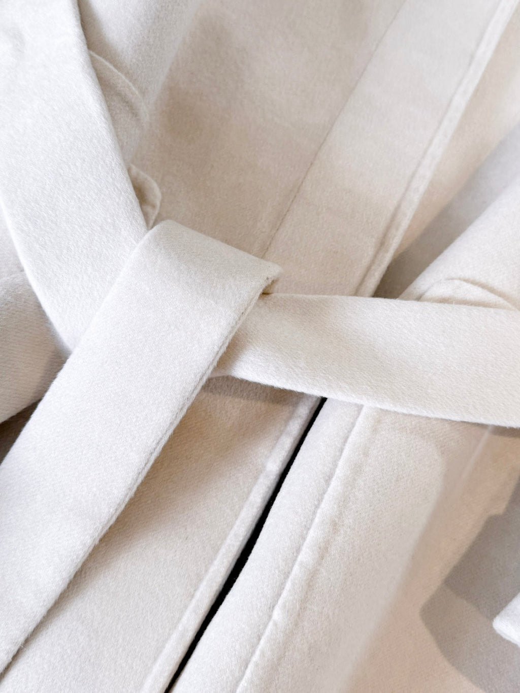 HERMES 25S BELTED CASHMERE PEACOAT 268