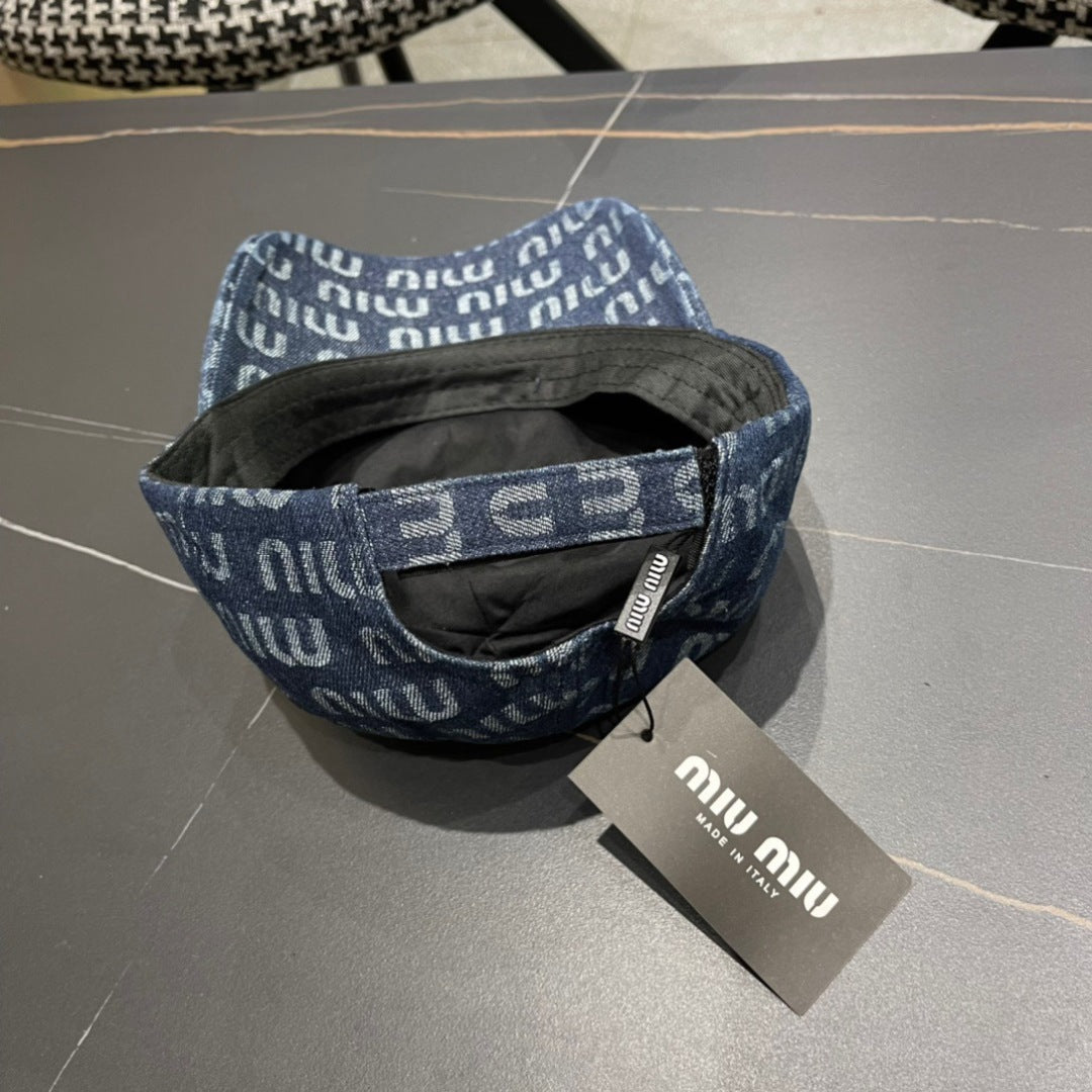 MM BASEBALL CAP IN BLUE DENIM