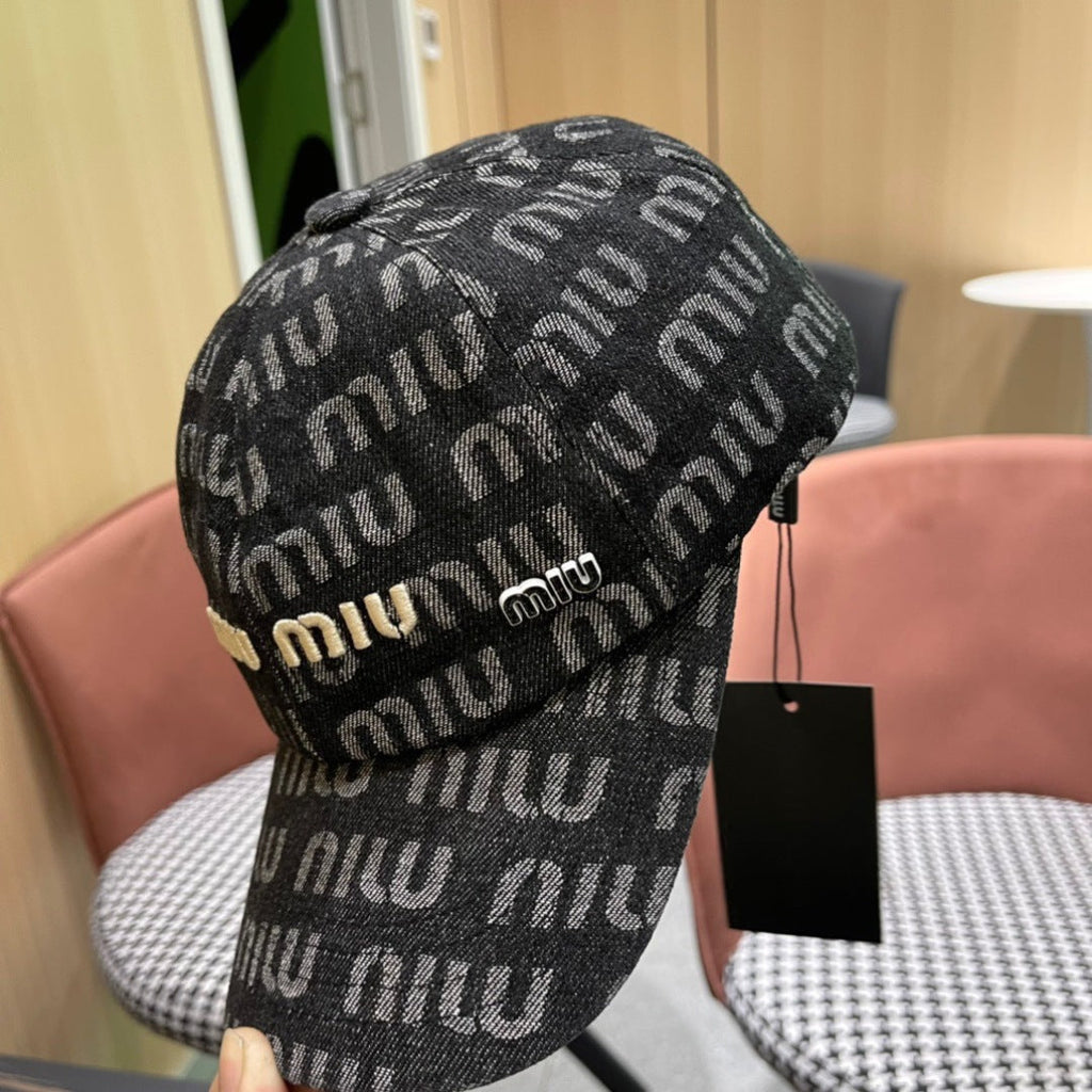 MM BASEBALL CAP IN DARK SLATE GRAY DENIM