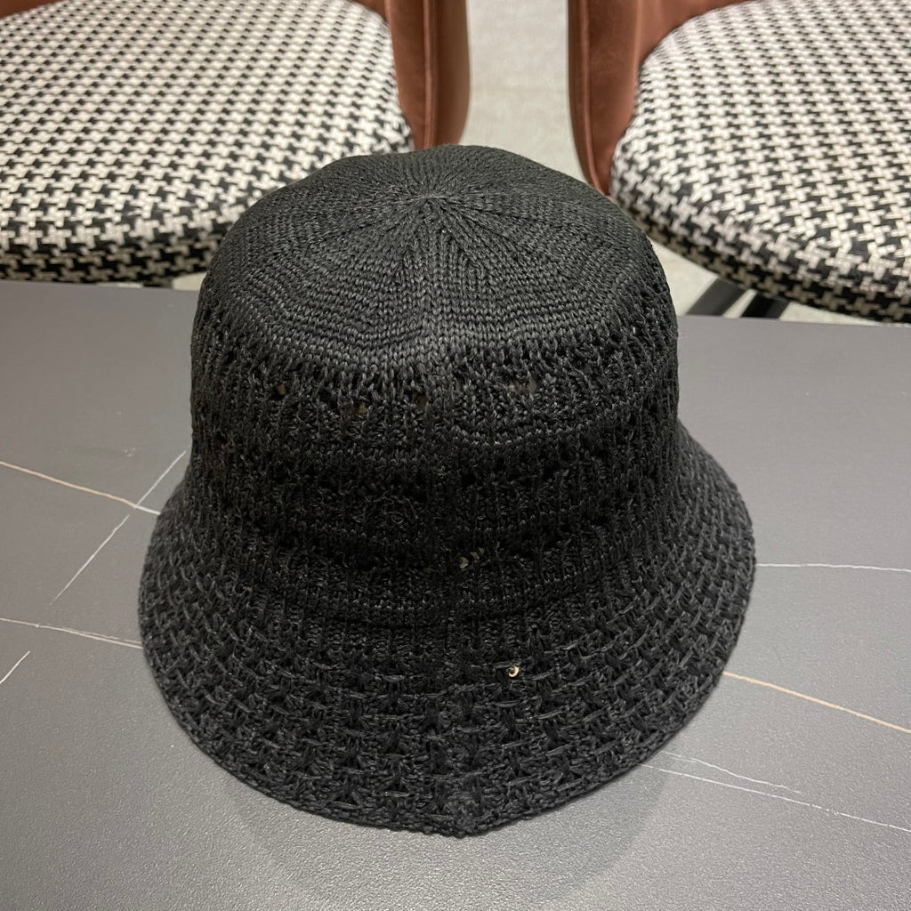 BUCKET HAT MODEL 651870 IN BLACK CROCHET
